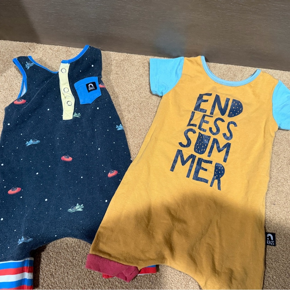 Endless Summer Kids One Piece - Blue and Yellow